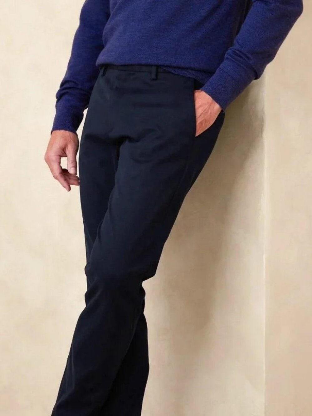 Banana Republic Aiden Chino Pants Navy Men's 38x32